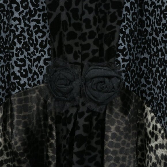 NWT Lee Andersen *Flaw De'Andre Coat Raised Velvet Mixed Media Duster Jacket XL - Picture 3 of 11